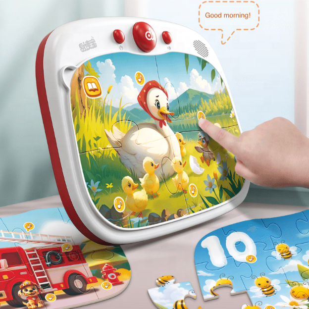 Hot Selling Learning Machine Smart Games Interactive Activity Board Touch-Reading Flash Cards Early Education Toys