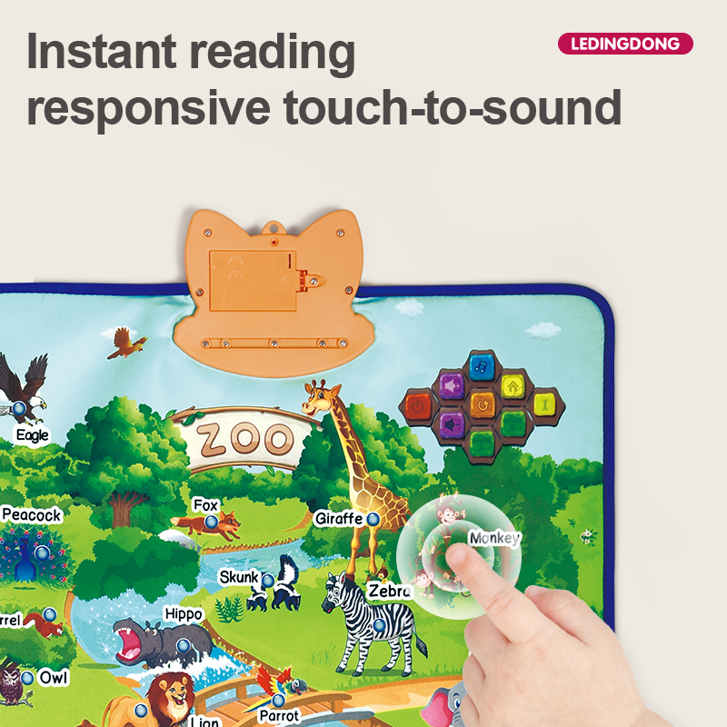 Custom Kids Educational Toys Learning Machines Electronic English ABC Wall Charts Interactive Alphabet Talking Posters