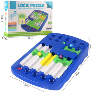 Kids Logic Maze Puzzle Finding Route DIY Puzzle Desktop Toys Board Game Educational Toys