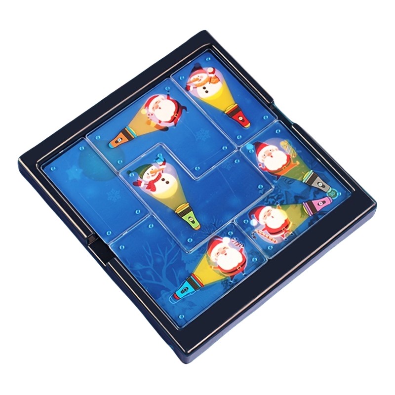 Kids 5 to 7 Years Puzzle Board Game STEM Strategy Set 60 Challenges Logical Thinking Plastic Interactive Educational Toy