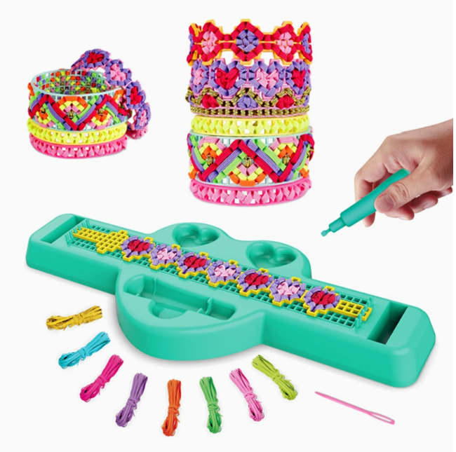 2026 Hand Rope Braider Toy 2 in 1 Hand Rope DIY Children's Educational Braiding Bracelet Toy Set