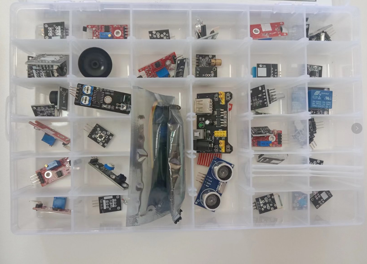 FYX Stock Sensor Module Starter Kit 16 37 45 In 1 Compatible Mega2560 Robotics Learning Experiment Box STEM Education