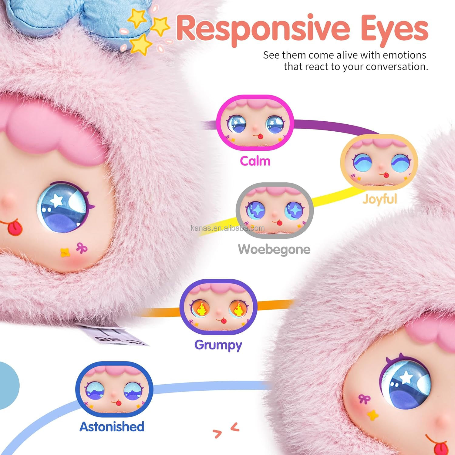 Animal AI Smart Plush Toys ChatGPT Multilingual Emotional Companion Interactive Learning Memory Trainer with App