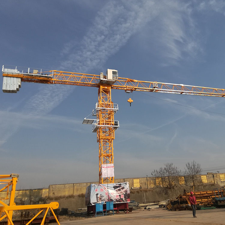 Dahan 20ton 81.82m Arm Length Flat Top High Efficiency Tower Crane Construction Equipment DH378(8027) Max Span 80m