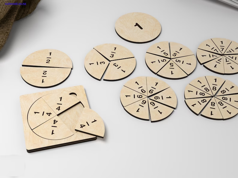 Wooden Fraction Details 1