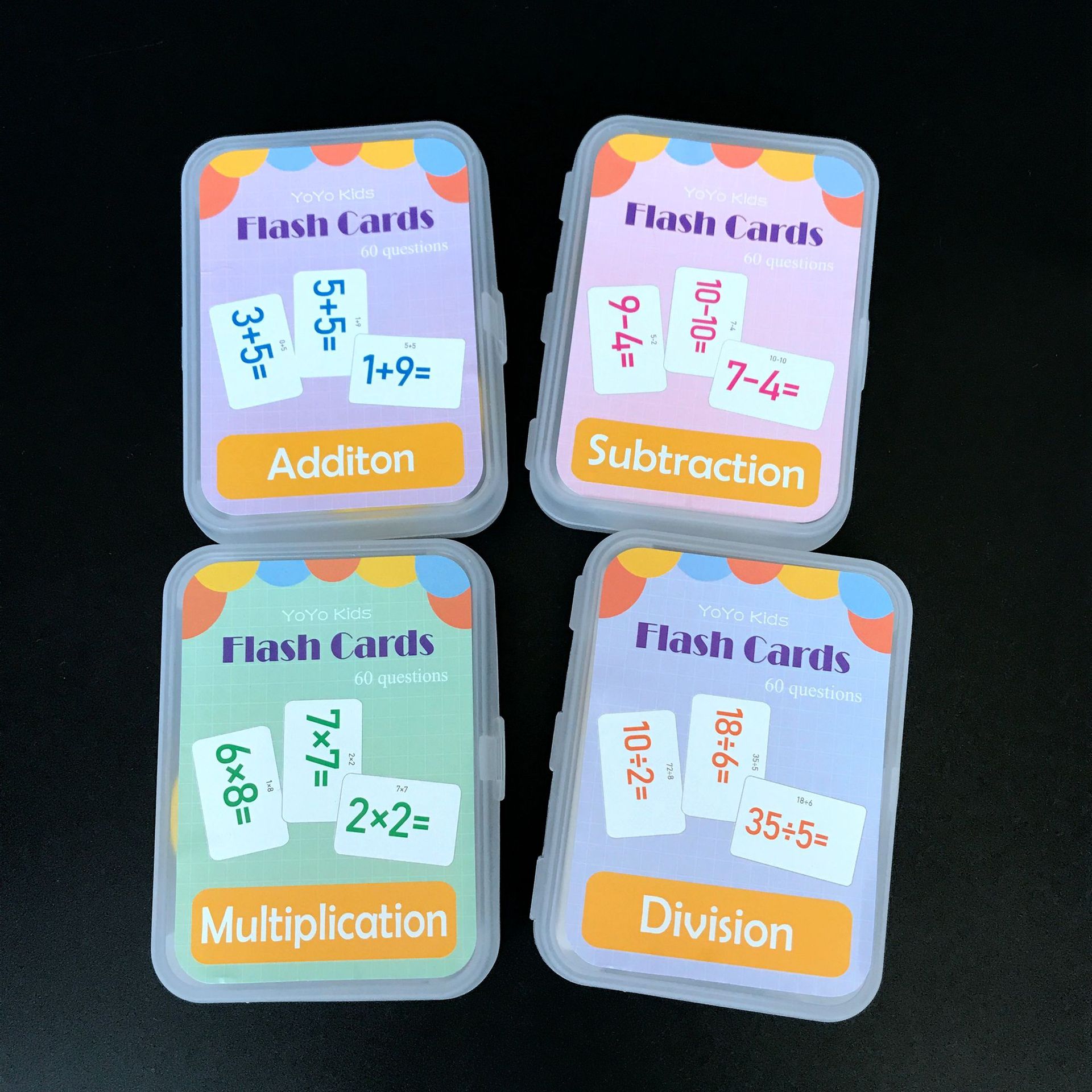 Factory Wholesale 22 Styles Phonics Memory Flash Cards Learn English Animal Color Fruit Mathematics Early Education Toy