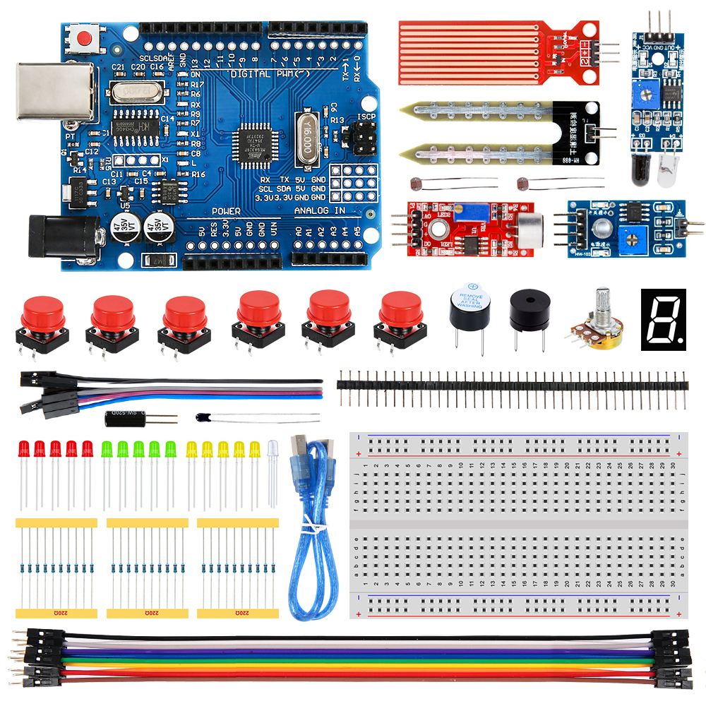 Robotlinking Starter Kit With Retail Box For School Kids Educational Programming Kit Educational Toys For Arduino Uno R3