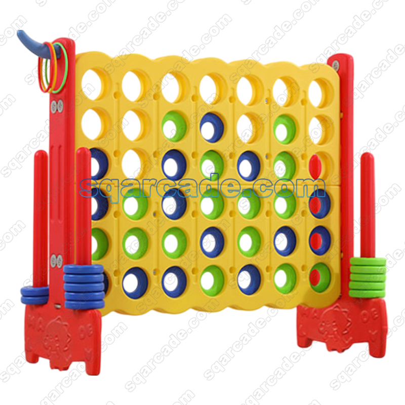 Interactive Activity Garden Kids Giant Connect 4 Game For 4-in-a-row Jumbo Outdoor For Outdoor Indoor Play Carnival Game