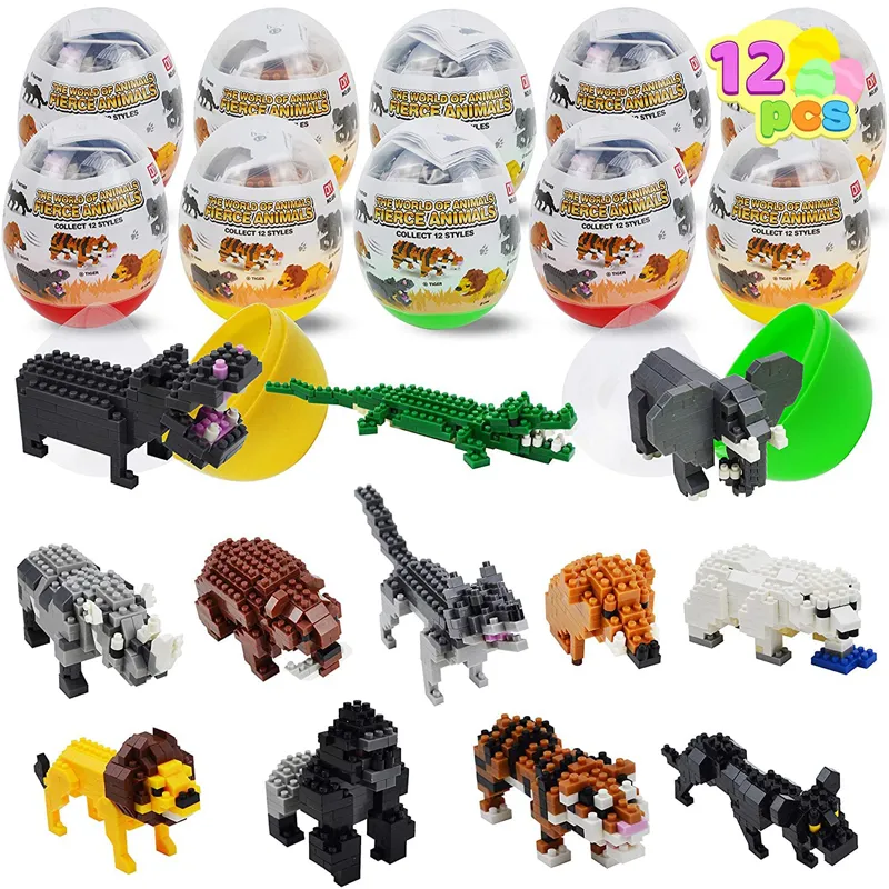 Animal Building Block Egg Toy