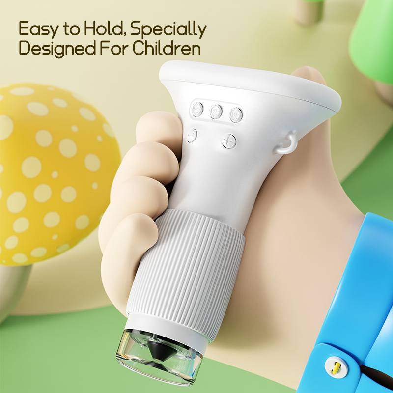 ALEEZI 372 New Children's Toy Microscope Telescope Toy Science Experiment Set Pocket Kids Microscope for Primary School Students