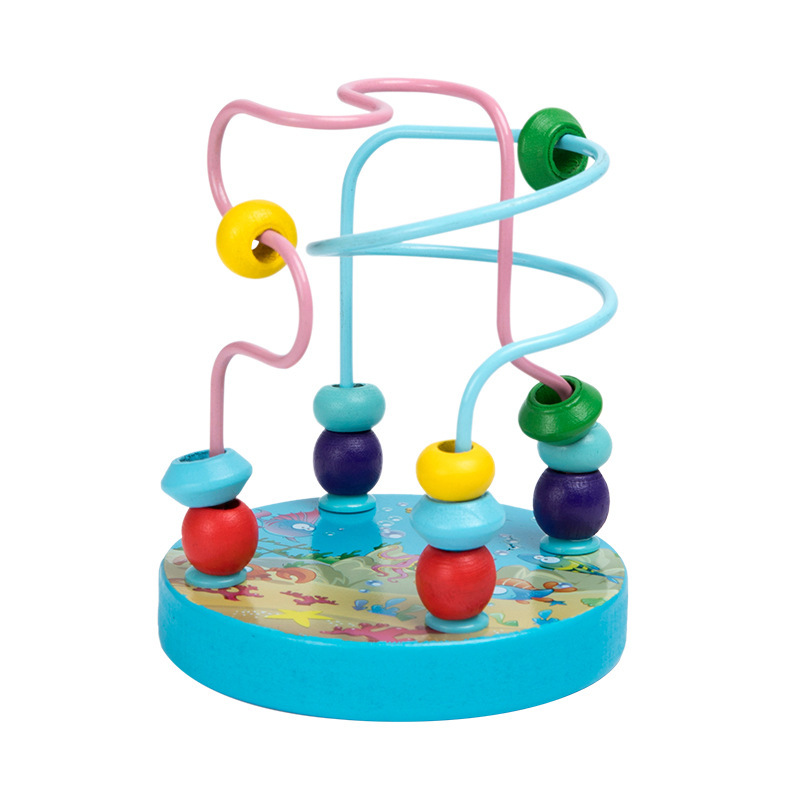 Wooden Montessori Toys Early Education Benefit Intellectual Building Blocks Infants and Toddlers Wooden Toy Sets