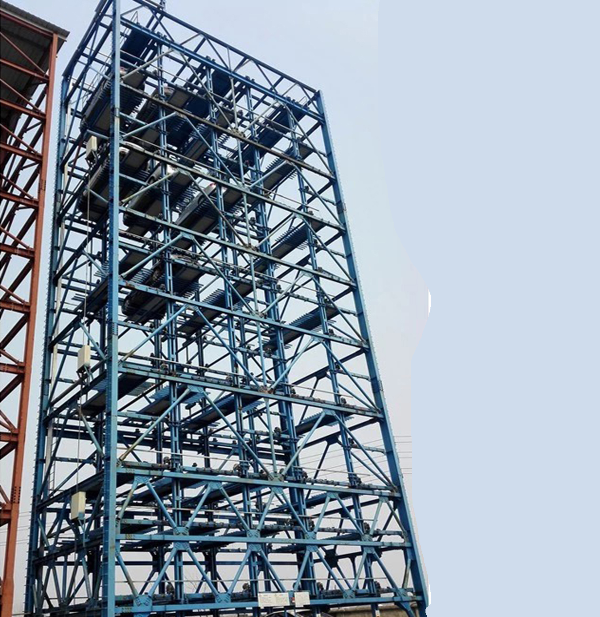 Automated Vertical Parking Equipment Robotic Parking Garage Fully Smart Tower Parking System