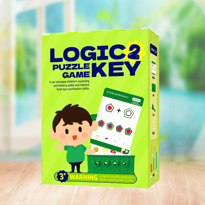 Wholesale Fun Montessori Toys Kids Educational Logic Key Puzzle Game for Enlightening Toddlers' Thinking and Intelligence