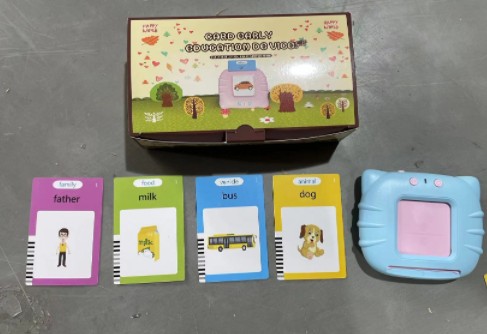 Education Kids English Language Learning Toys Machine Talking Flash Cards for Toddlers With 224 Sight Words
