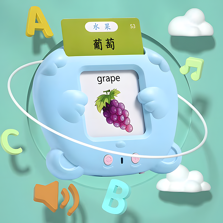 Wholesale Talking Flash Cards Reader Learning Toys Kids Pocket Vocabulary Audible Talking Flashcards for Children English