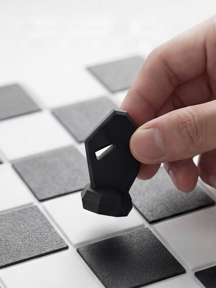 Wooden Chessboard Game Portable Storage Box Educational International Board Game Interactive Toy