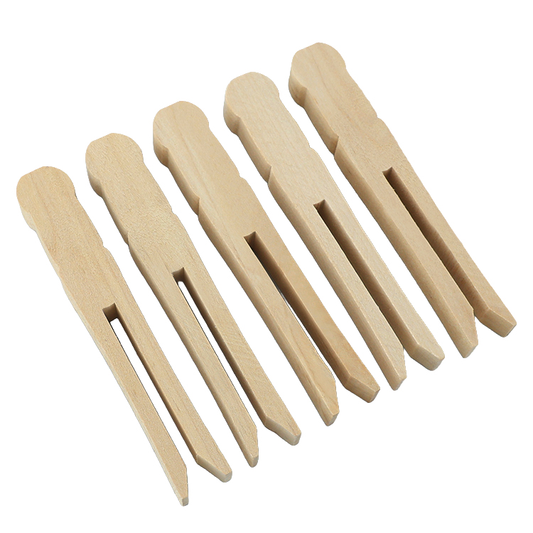 Multifunction Colorful Birch Wood Eco-Friendly Art Decor Doll Peg Bag Clips DIY Handmade Kitchen Storage Package Closure