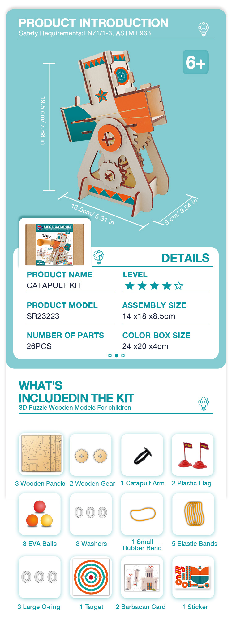 Wooden model kit 2