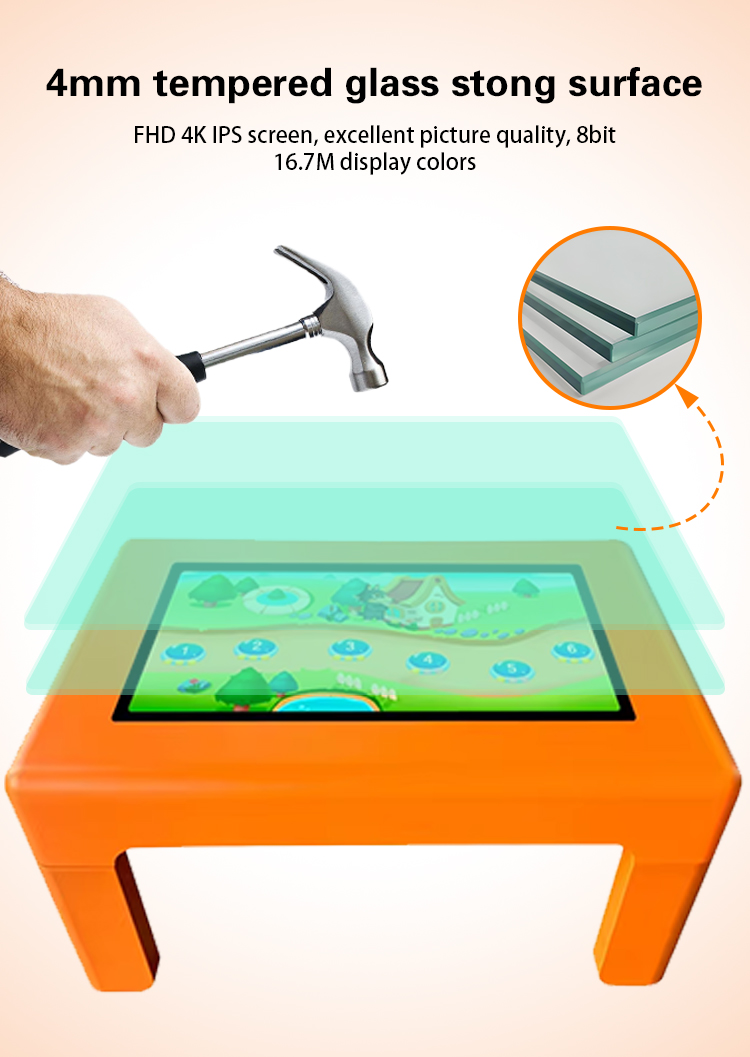 Multi touch table design