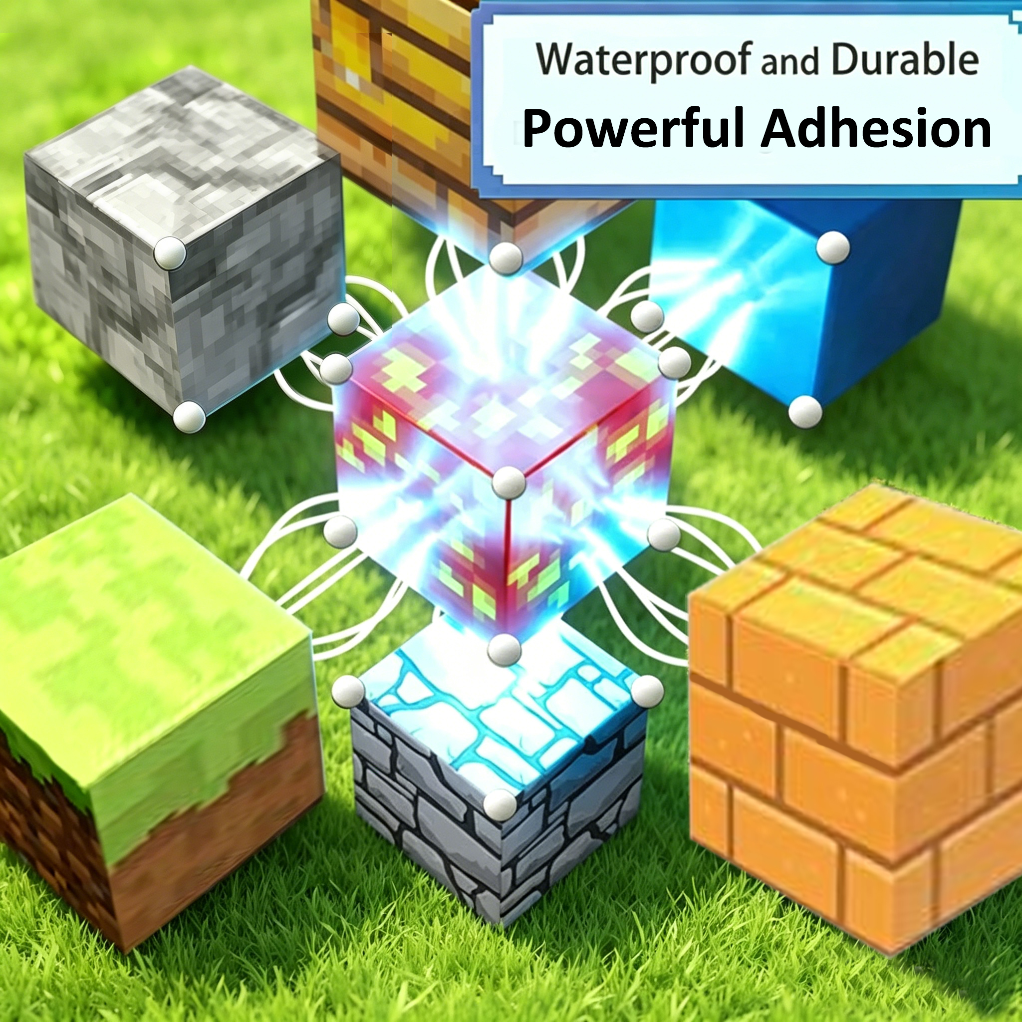 Hot Sale My World 120 PCS Square Building Block Cube Moc Creative Building Block Sets STEM Toy Educational Toys for Gift
