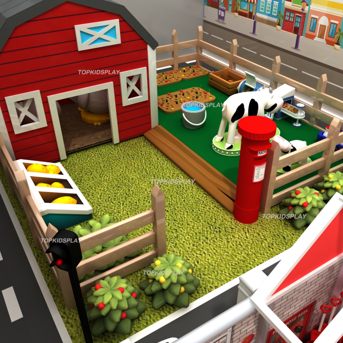 Customizable Kids Construction &amp; Engineering Play House with PVC &amp; Steel Materials for Educational Pretend Play 5 Users Capacity