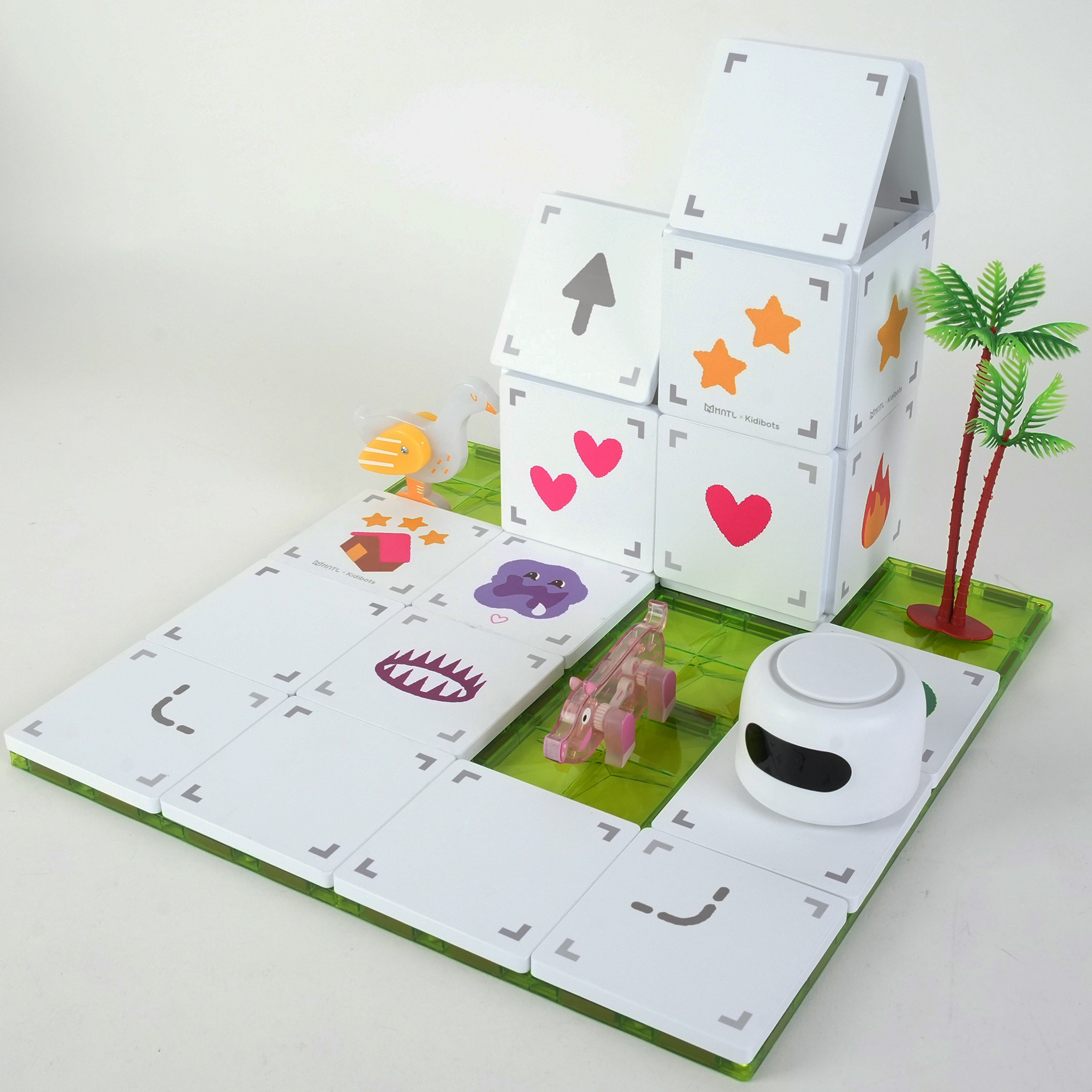 MNTL STEAM Learning Screen-free Coding Toy Beginner Coding Kits Educational Ai Toy Steam Magnetic Coding Robot for Kids
