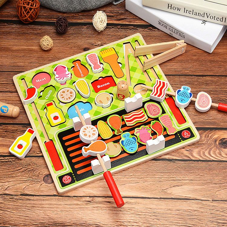 2020 Hot Wooden Educational Toys Double Heat Transfer Printing Wooden Educational Toy