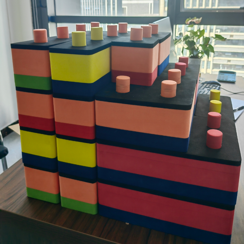 Rainbow Building Blocks Fun & Educational Building Bricks Toys Large Building Blocks Wholesale