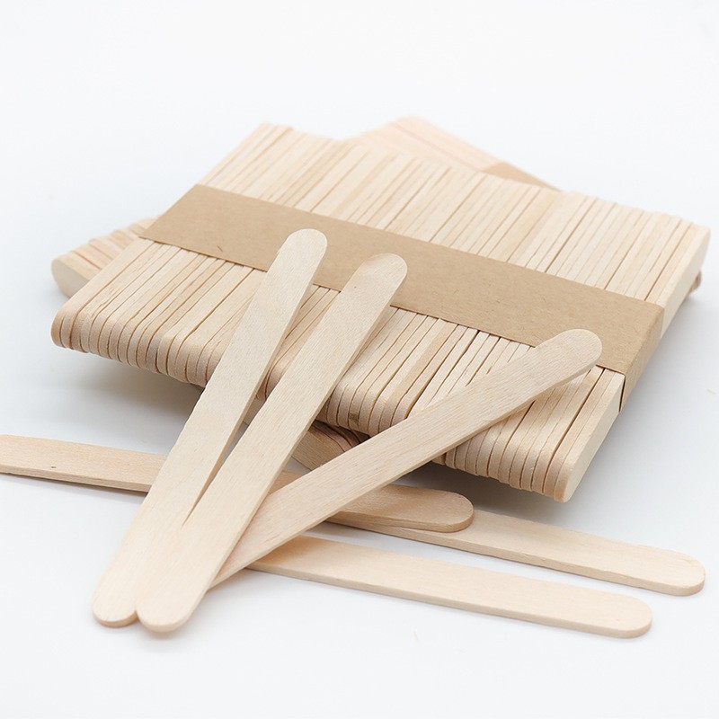 Natural Color Wooden Craft Sticks for Unisex Customizable Educational DIY Toys for Creative Handicrafts