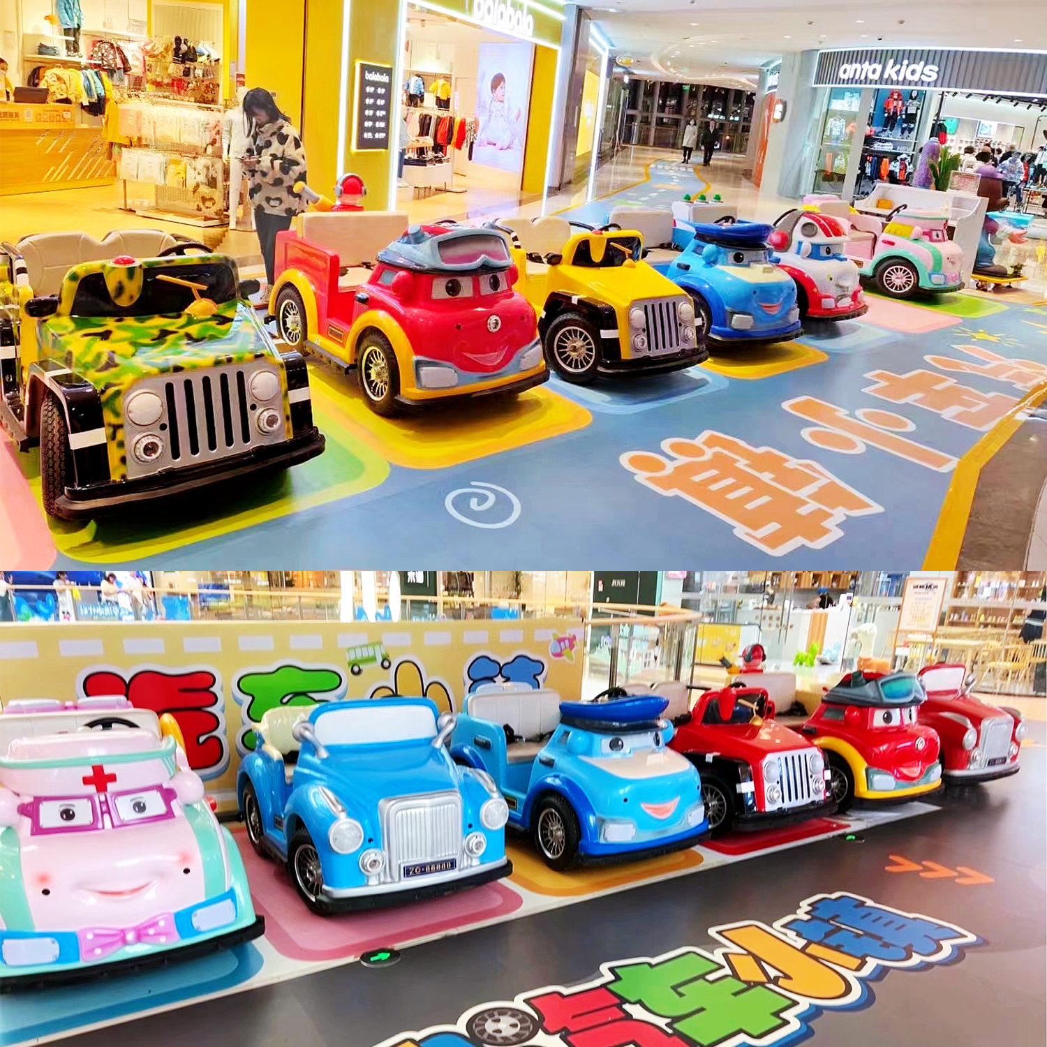 Chinese Outdoor Playground Electric Car Lighting Ambulance Adult Ride-on Cars 2 Seater Battery Powered Car for Kids