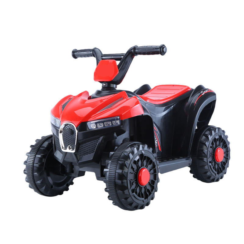 4-Wheel Electric ATV Quad Bike for Kids Power Battery Plastic Material Small Wheel Ride-on Car Toy