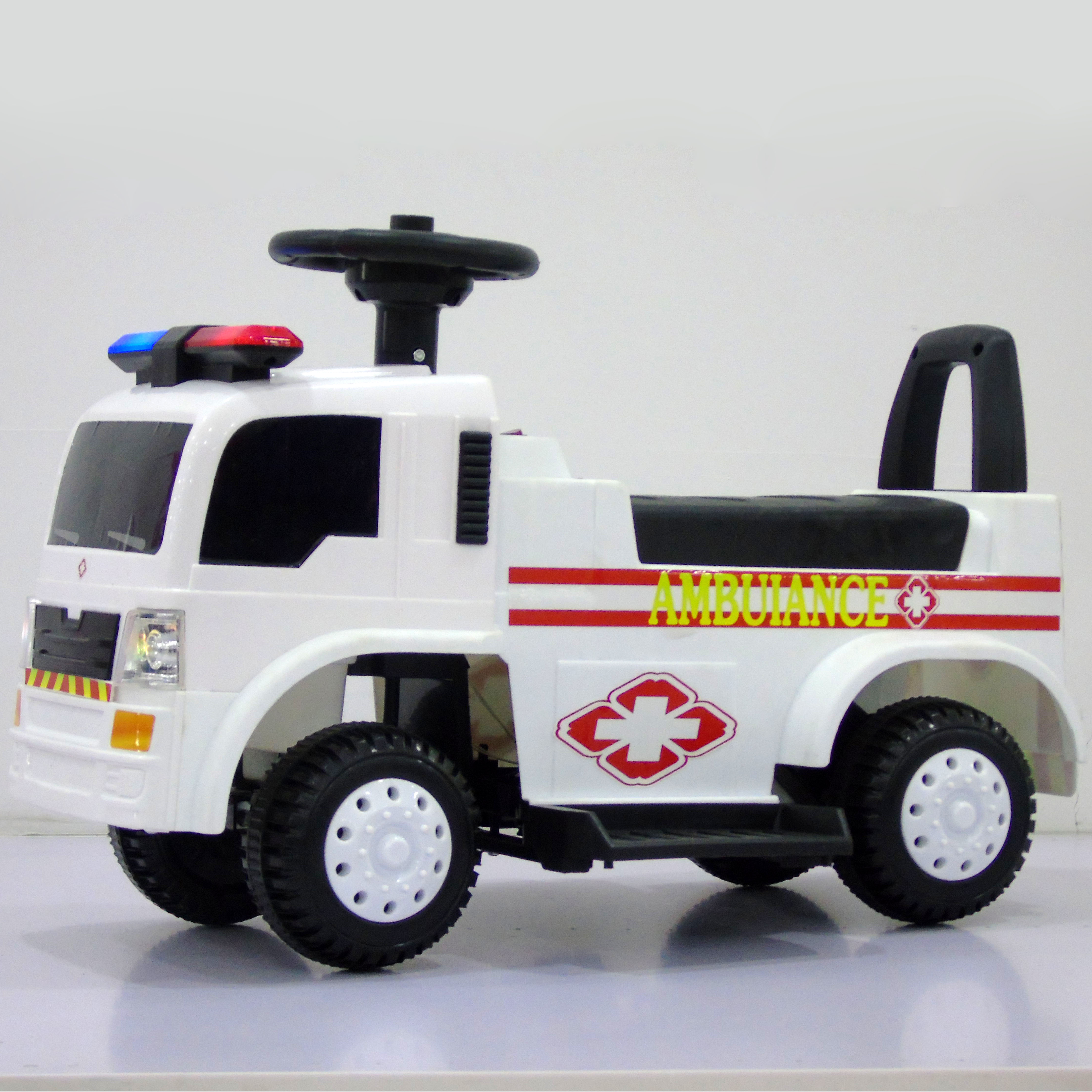 Low Price Electric 6V Fire Truck Ambulance Ride-On Baby Toy Car Plastic 2-4 Years