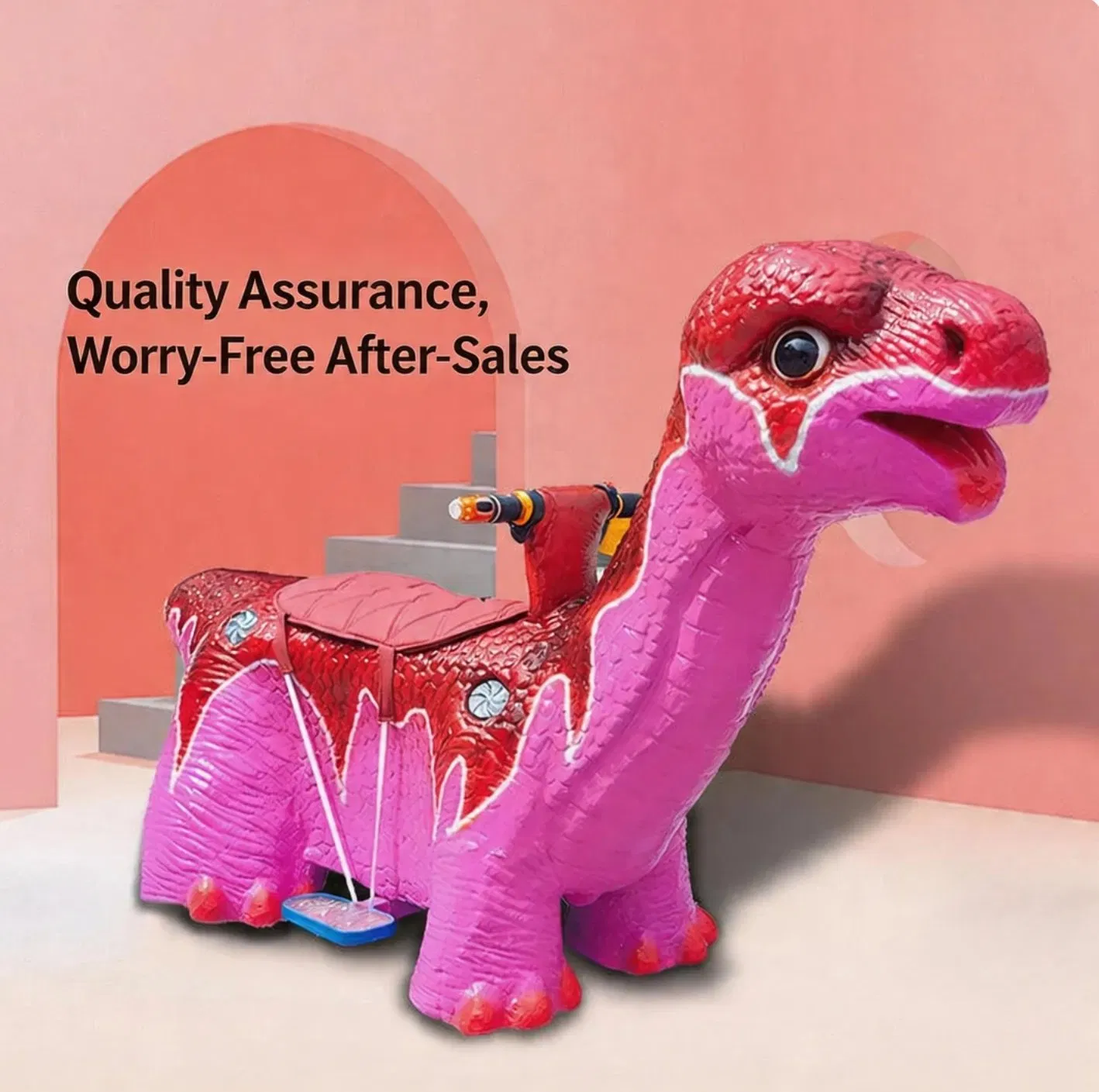 Remote Control Electric Dinosaur Ride-on Vehicle Outdoor Indoor Shopping Mall School Commercial Play Zone Theme Park Equipment