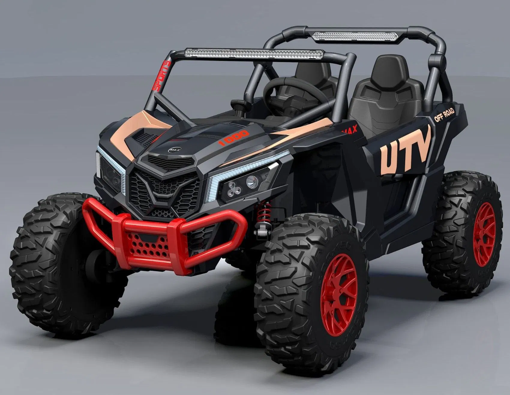 4X4 24V Kids Ride on Car, off-Road Vehicles Battery Powered UTV