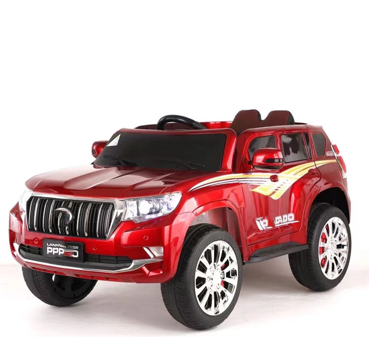 Kids Electric Ride on SUV 12V 4WD with Four Motors Remote Control APP Swing Suspension LED Lights Toy Car