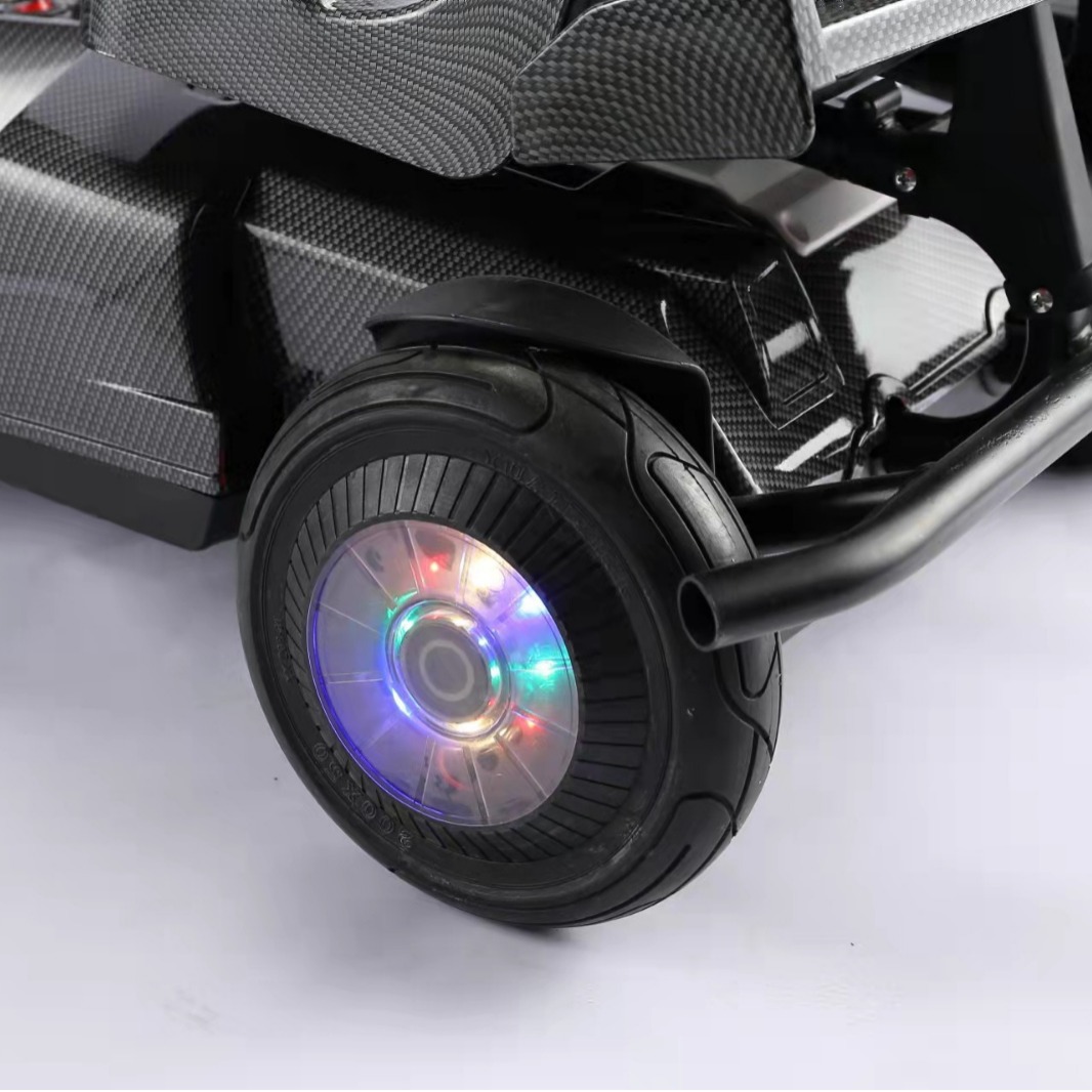 New Kids Adult Electric Kart Ride on Toy Car Four Wheels Go Kart for Carbon Fiber Drift Go Kart