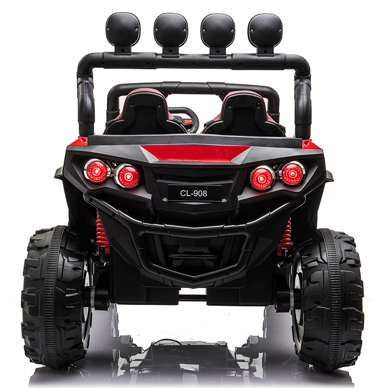 New Product 12V Battery Red Baby Sports Car 4wheels Remote Control Toy off Road Car Kids Ride-on Electric Car for Five Years Old