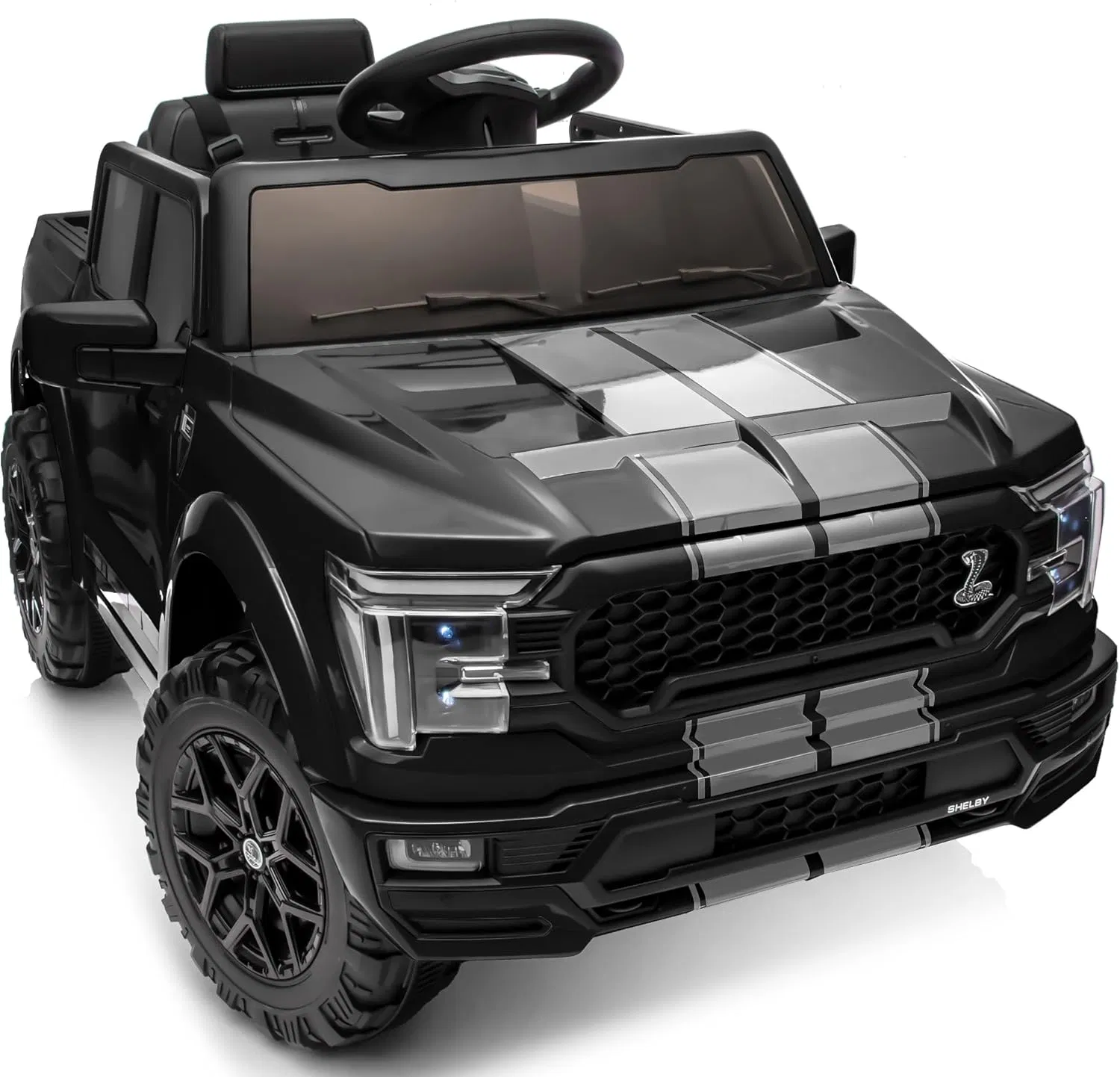12V Electric Kid's Truck: Shelby F-150 Licensed Ride-on Vehicle