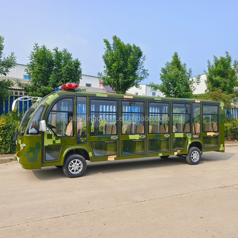 17 Seat Electric Amphibious Sightseeing Bus Emergency Fire Extinguishing Campus Security Patrol Car Fan Colored Three-wheel