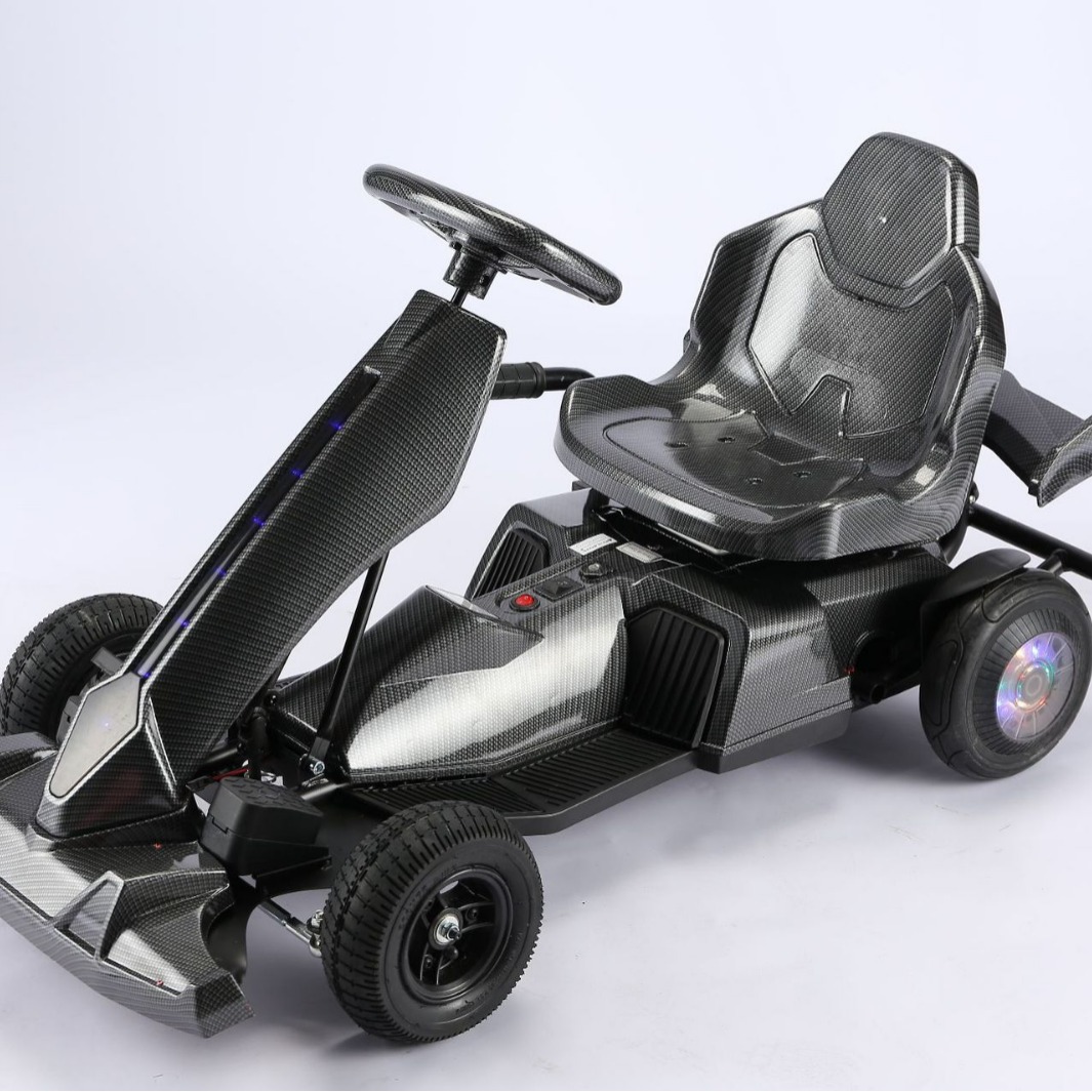 New Kids Adult Electric Kart Ride on Toy Car Four Wheels Go Kart for Carbon Fiber Drift Go Kart