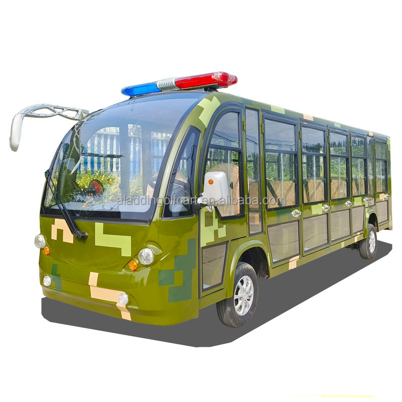 17 Seat Electric Amphibious Sightseeing Bus Emergency Fire Extinguishing Campus Security Patrol Car Fan Colored Three-wheel