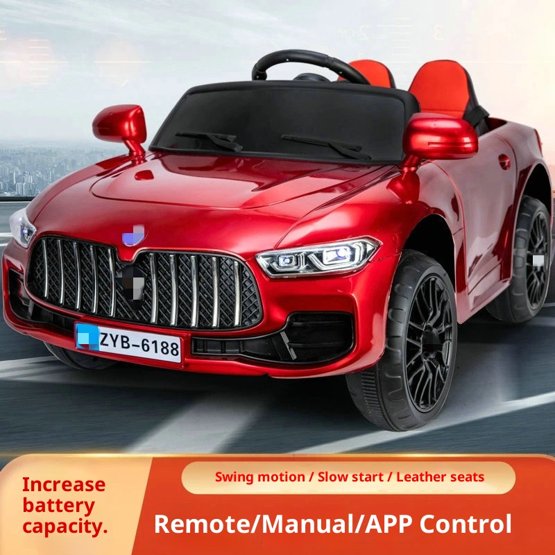 Wholesale New Kids Electric Car 4 Wheels Remote Control 4WD Rechargeable Ride on Vehicle for Boys Girls Toddlers