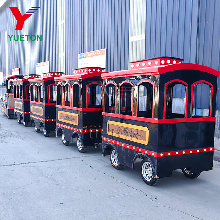 Factory Price Luxury Train Rides 24 Seats Electric Trackless Trains For Kids
