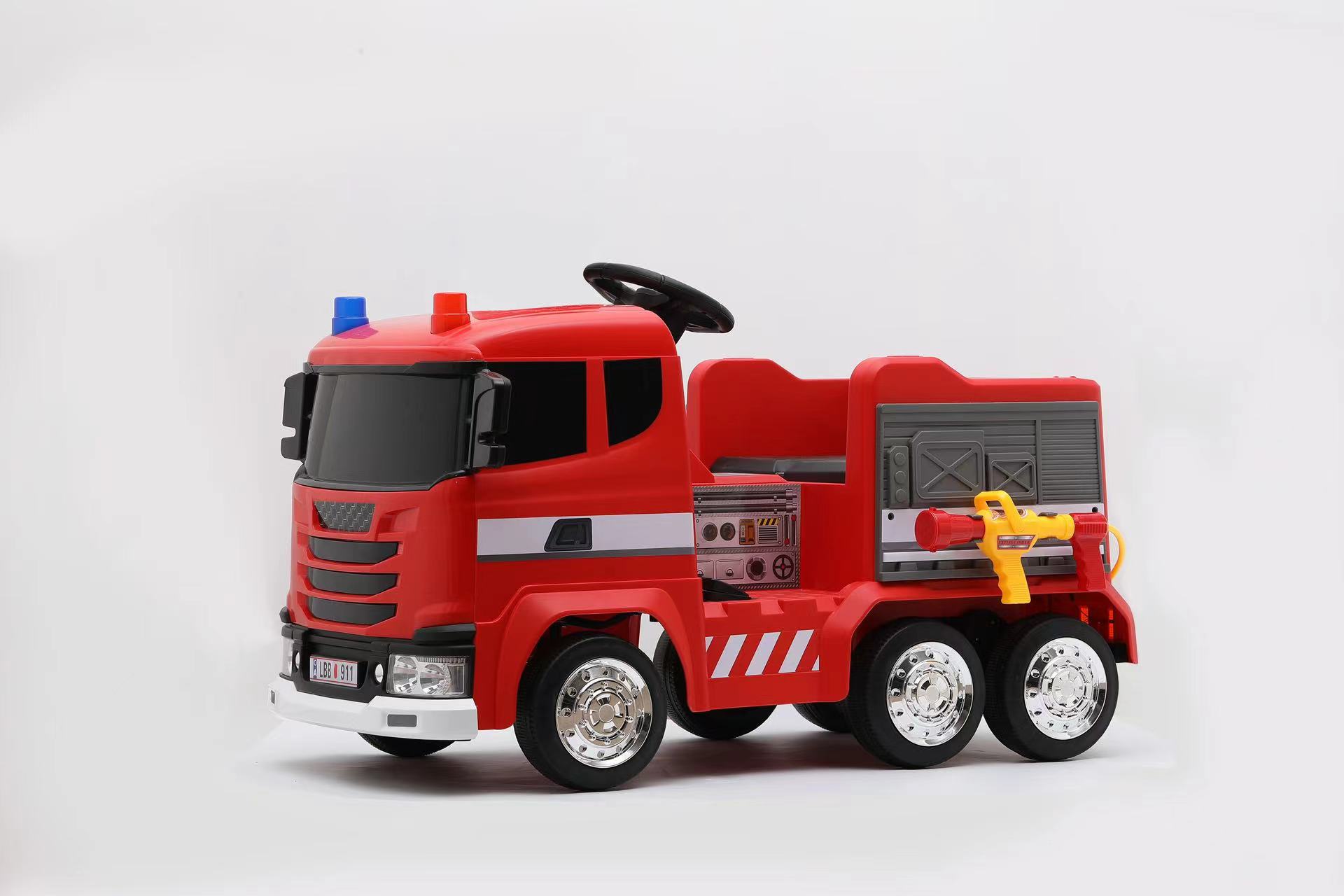 Oversize Children Electric Car Off-Road Vehicle Remote Control Fire Truck Car
