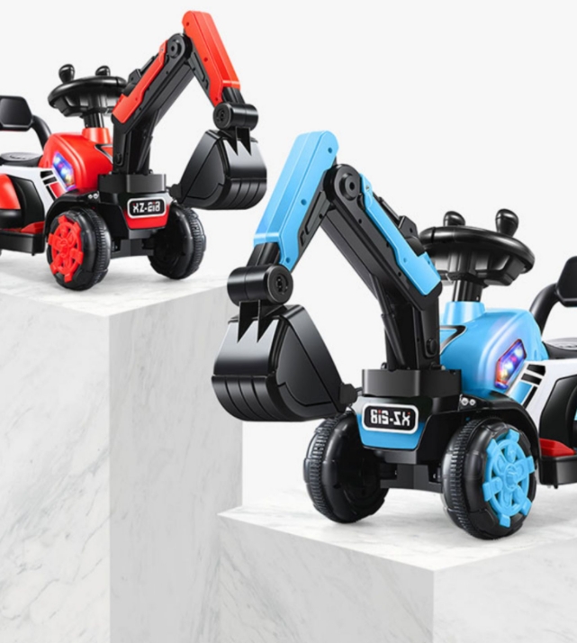 Children's Toy Car Excavator Image 6