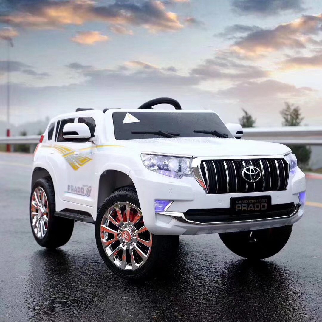 Kids Electric Ride on SUV 12V 4WD with Four Motors Remote Control APP Swing Suspension LED Lights Toy Car