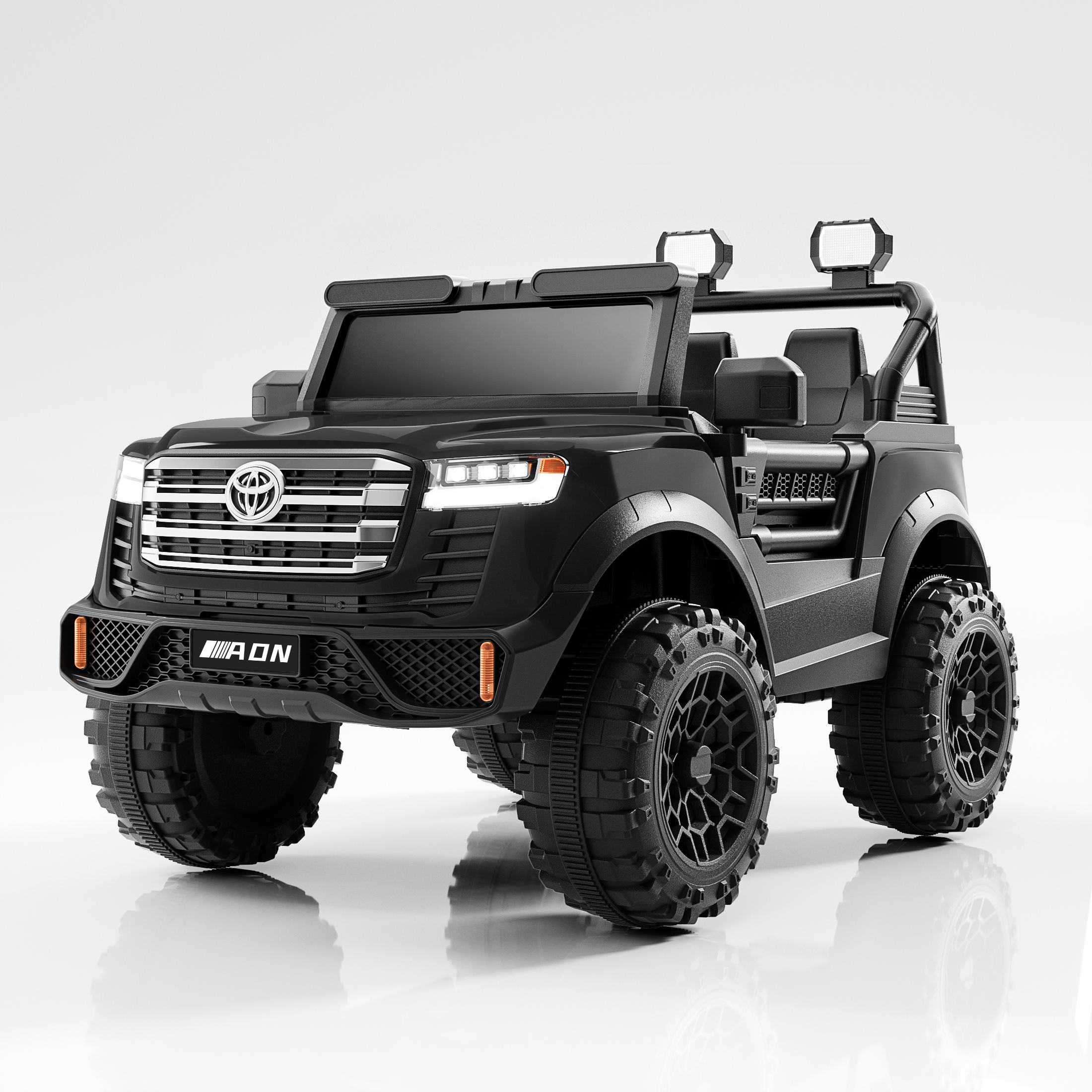 New Hot-Selling Kids Electric Car, Non-Slip Tires, Built-in Lights, Double Doors, Unisex