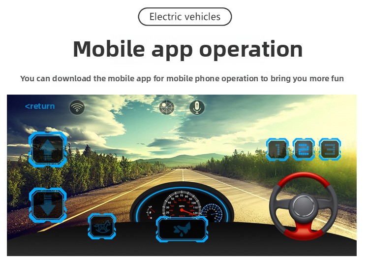 Children's electric car with four wheels that can seat people with remote control four-wheel drive off-road vehicle charging chi