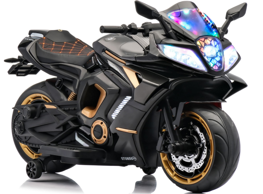 2026 Factory Wholesale New Design 12V Children Electric Motorcycle Kids Ride on Motorbike with LED Light and Music