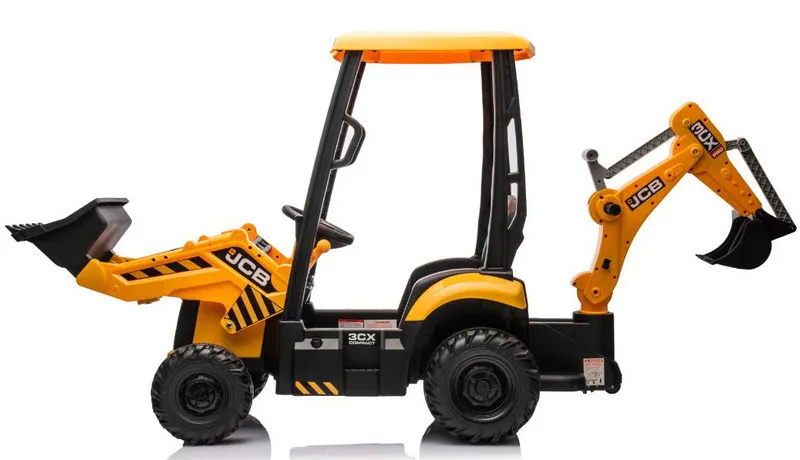 Jcb Licensed 12V Ride on Excavators Bulldozer Front View